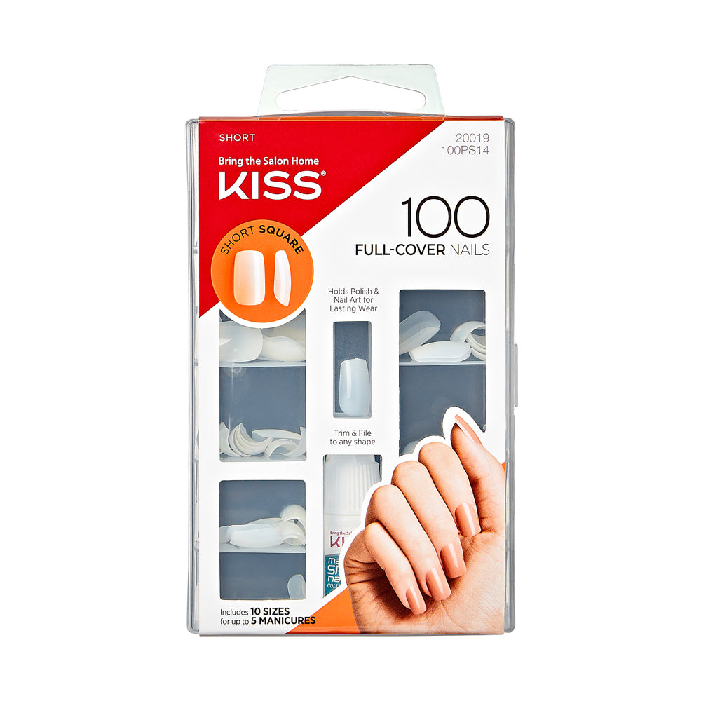 Kiss 100 Nails Short Square