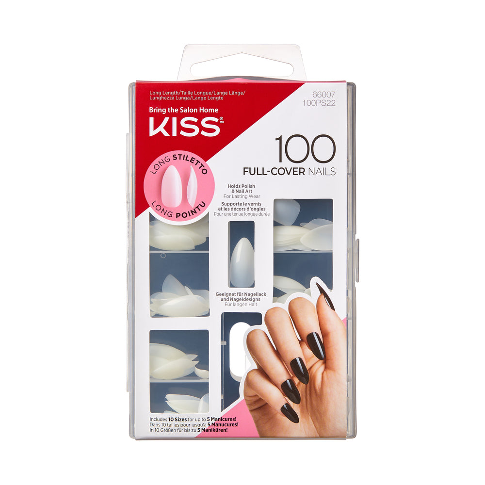Kiss 100 Nails - Long Stiletto