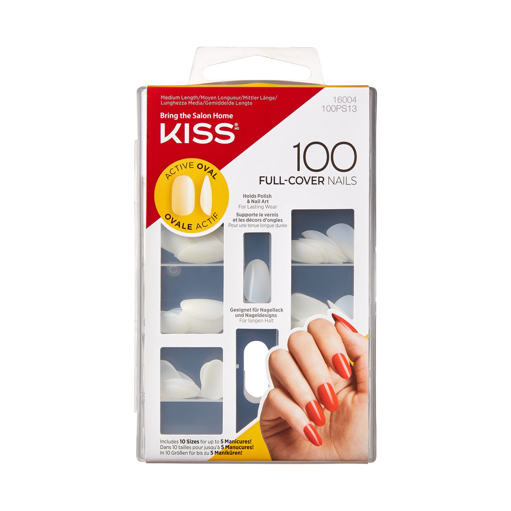 Kiss 100 Nails Active Oval