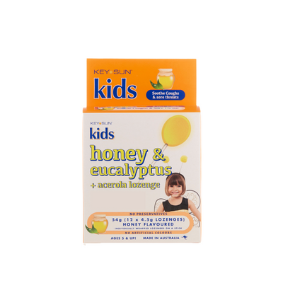 Key Sun Kids Honey & Eucalyptus + Acerola 12's