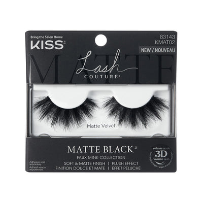 Kiss Lash Couture Matte Black - Matte Velvet KMAT02C