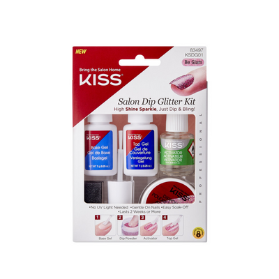 Kiss Salon Dip Glitter Kit - KSDG01