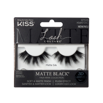 Kiss Lash Couture Matte Black - Matte Silk KMAT01C